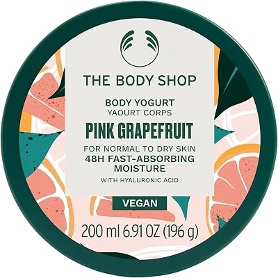 The Body Shop Pink Grapefruit Body Yogurt 200ml Vegan Fast-Absorb