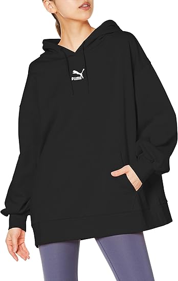 Amazon プーマ フード付きトレーナー Classics オーバーサイズ フーディースウェット レディース トレーナー パーカー 通販