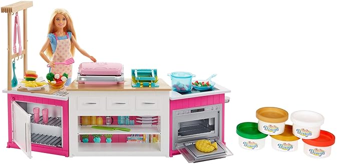 barbie doll kitchen set in hindi