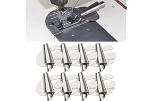 AFFAVON Sewing Rolled Hemmer Foot Universal Set [3-10mm/8 Sizes] Wide Rolled Hem Pressure Foot Sewing Machine Presser Foot Hemmer Foot Home Industrial Curved Scroll Hemmer Foot (8PCS(3mm-10mm))