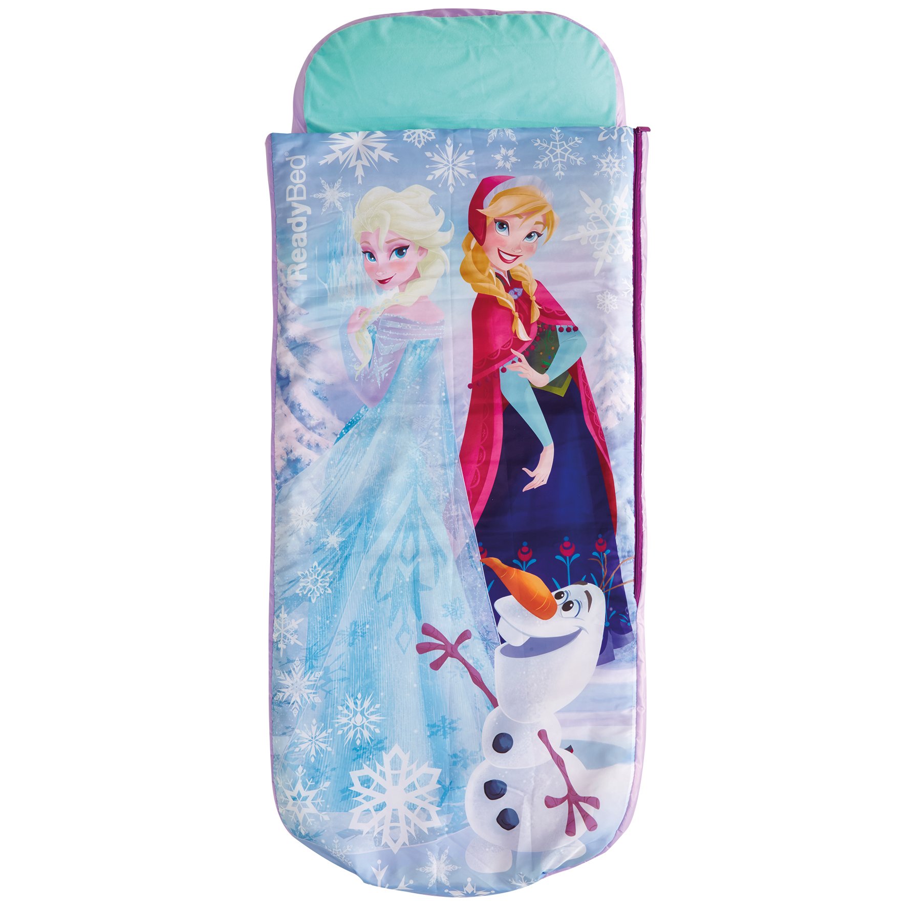 Disney Frozen Junior ReadyBed, Fabric, Purple