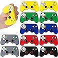 Wettarn 24 Pcs Video Game Party Favors Gamer Video Game Controller Shaped Stress Toys Birthday Party Favors Classic Sensory Fidget Gamer Stress Toys for Kids Adult