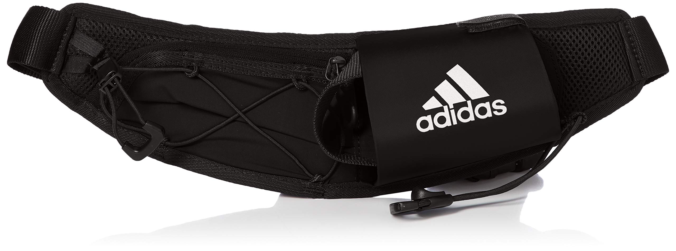 adidas Men's Run Bottle Bag, Black/Silvmt, NS