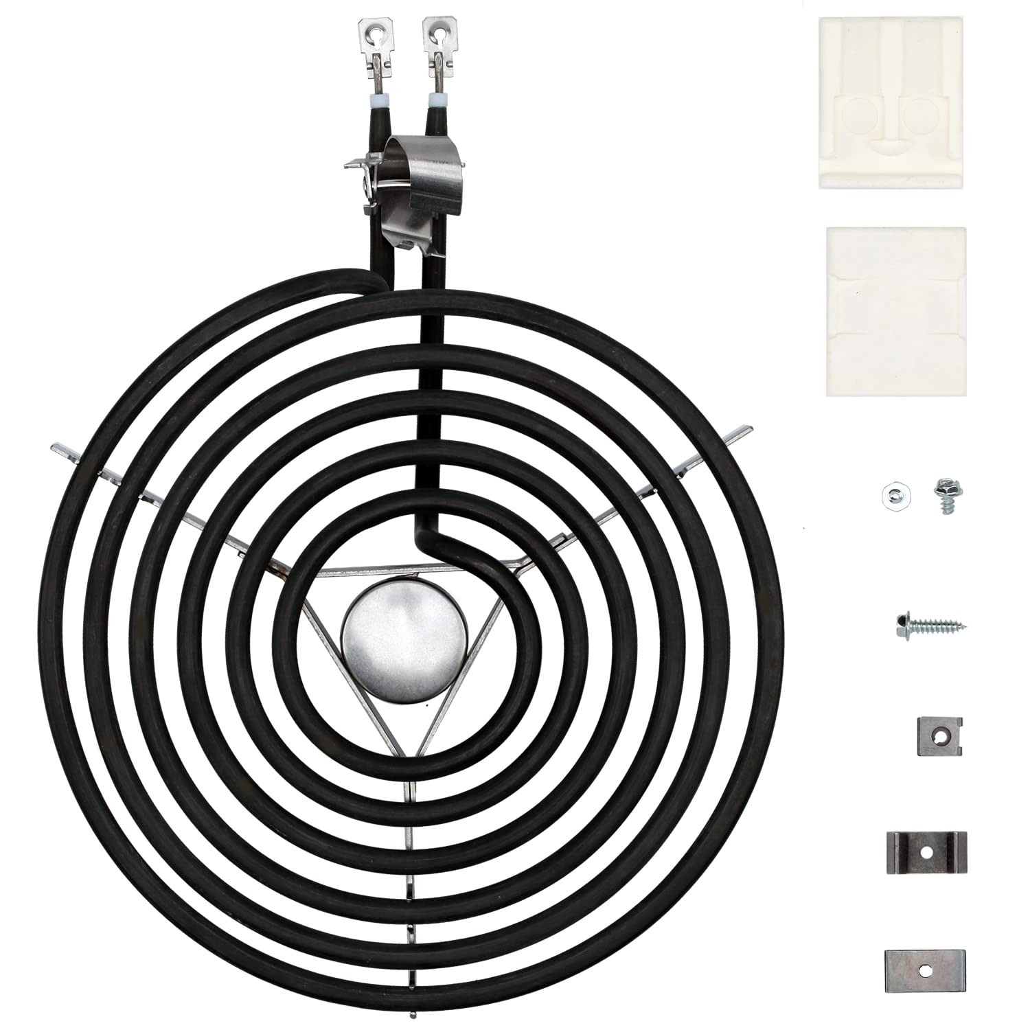 Photo 1 of WB30X348 Electric Stove Burners 8'' 2350W By TOP-HEATER Upgraded 235217 Fit GE Hotpoint RCA Stove coil surface Element Replace WB30X0214, WB30X0215, WB30X0324,WB30X367, WB30X5037, WB30X5038 1Pack