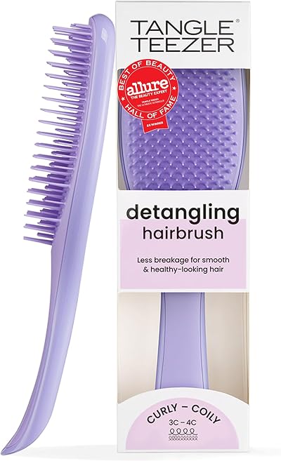 Tangle Teezer Naturally Curly Ultimate Detangler Purple Passion 3C-4C