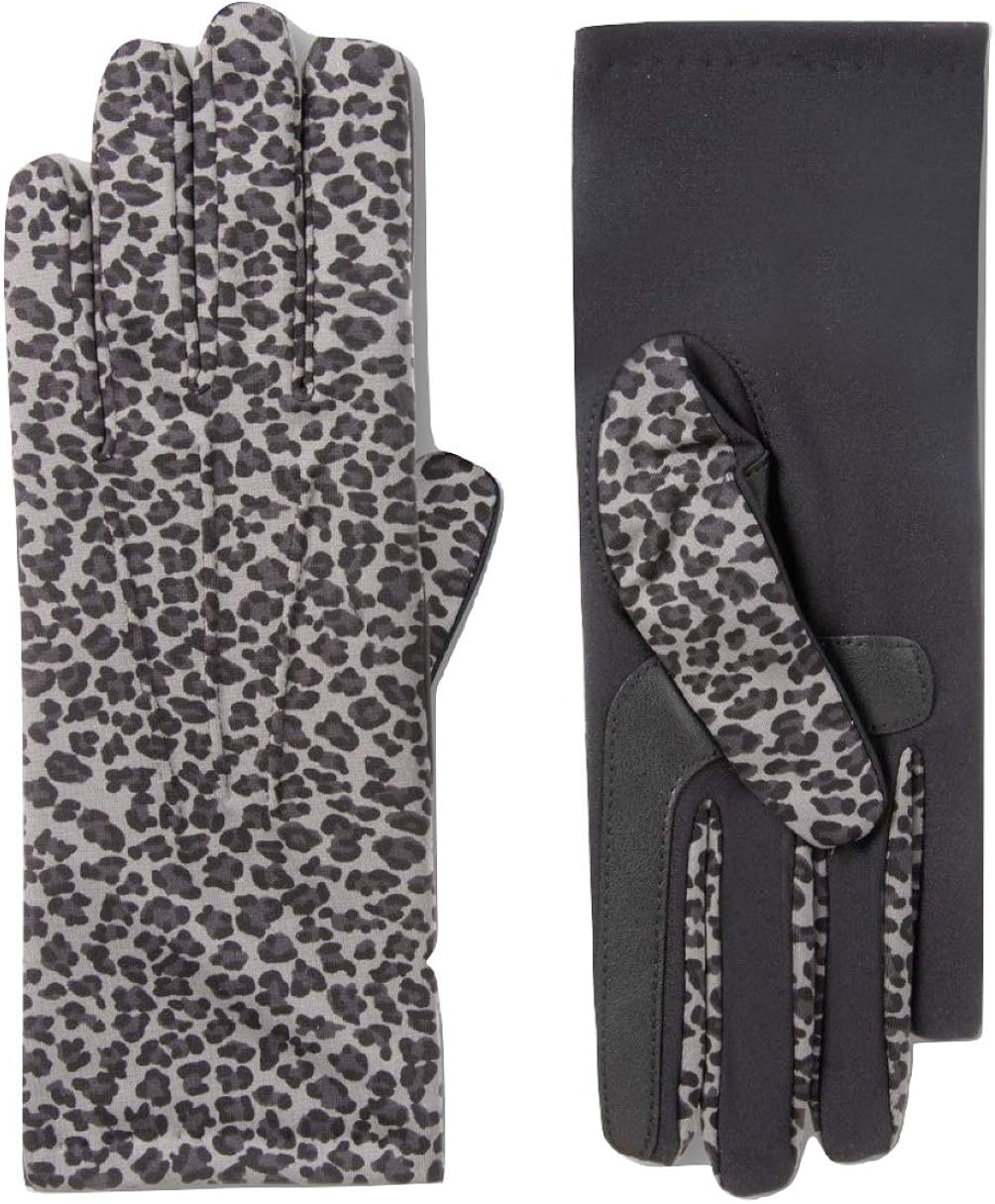 isotoner womens Stretch Classics Fleece Lined Winter Gloves, Black, One Size US at  Women’s Clothing store