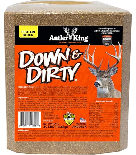 Ani-Logics Outdoors ANI-Protein Block 365 - 25lb Deer Mineral & Protein Supplement Block