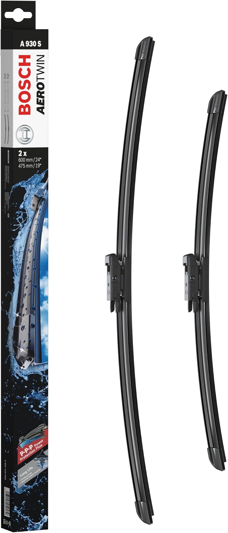 Bosch Aerotwin A 930 S Front Windscreen Wiper Blades 2 pc 600/475mm