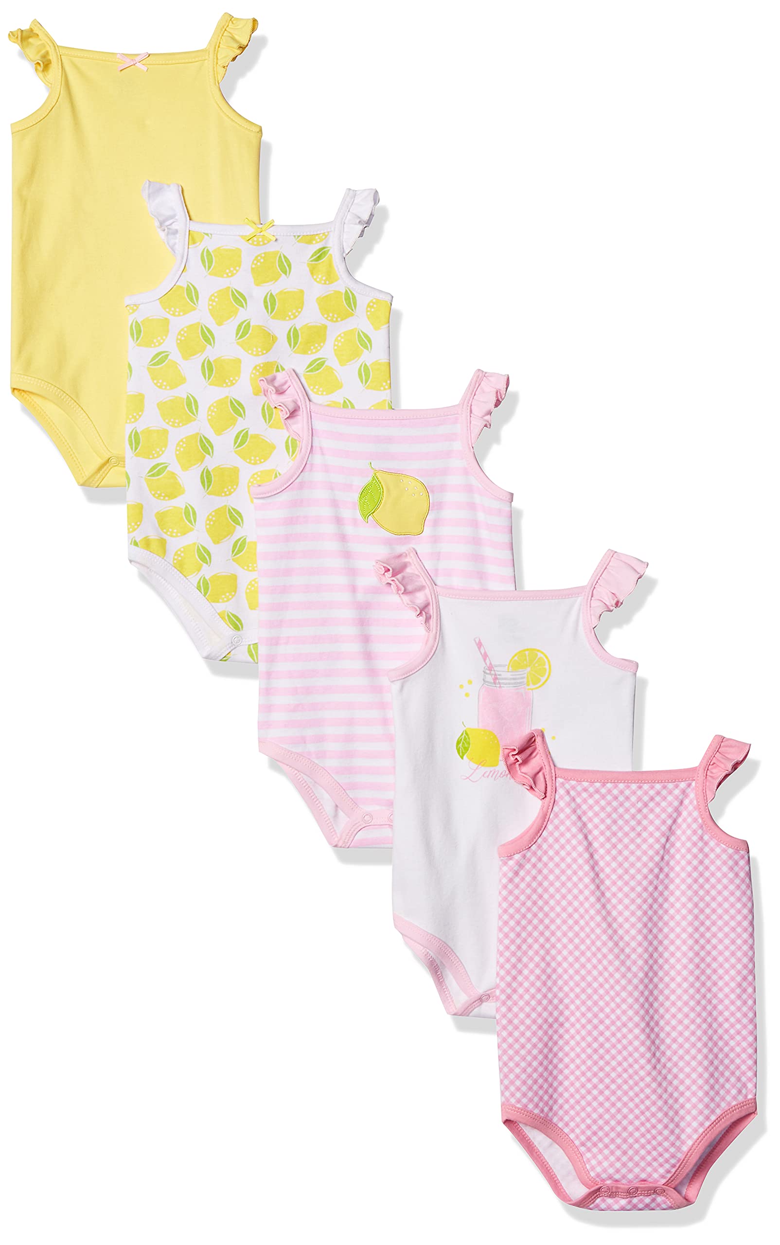 Hudson Baby Unisex Baby Cotton Sleeveless Bodysuits