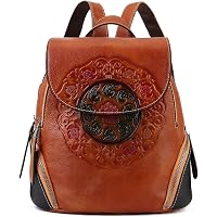 Amazon.com | IVTG Genuine Leather Backpack for Women 