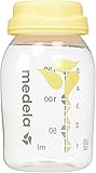 Medela, Breast Milk Collection and Storage Bottles, 5 Ounce Bottle, Not made with BPA, Compatible with Medela Breast Pumps, Dishwasher Safe, Easy to Read Volume Marks, 6-Count of Bottles