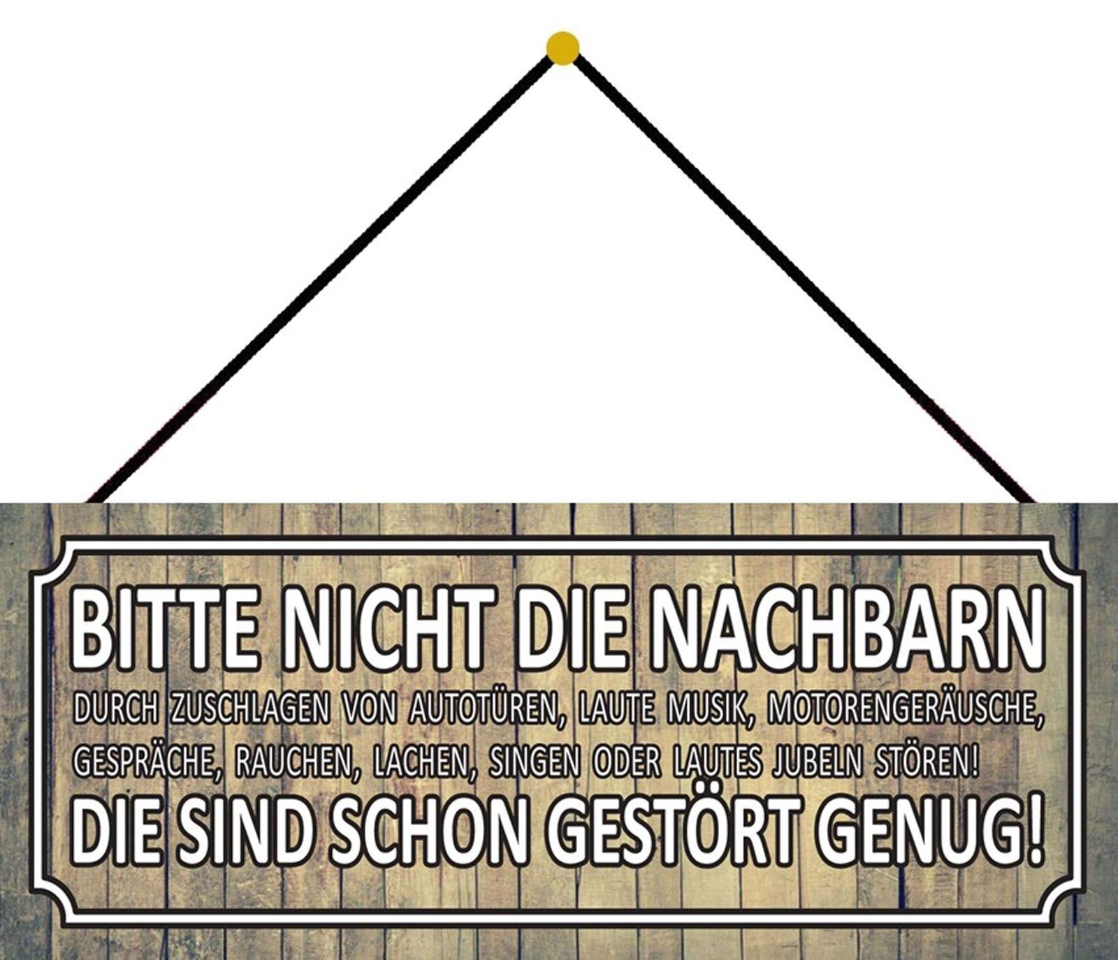 Schatzmix Tin-Plate Sign Wall Plaque, Sheet metal, Multicoloured, 20x30 cm