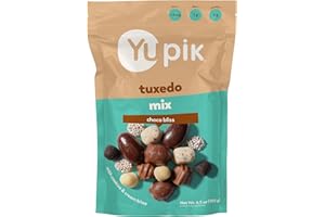 Yupik Tuxedo Mix, 6.5 Oz, Chocolatey Bites, Tuxedo Cake Flavor, Blend of Chocolates, Cookies & Cream, Brownie Bites, Chocolate Covered Almonds, Special Treat, Party Snack