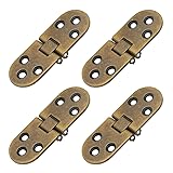 Piutouyar 4PCS Bronze Butler Tray Hinge, Heavy Duty