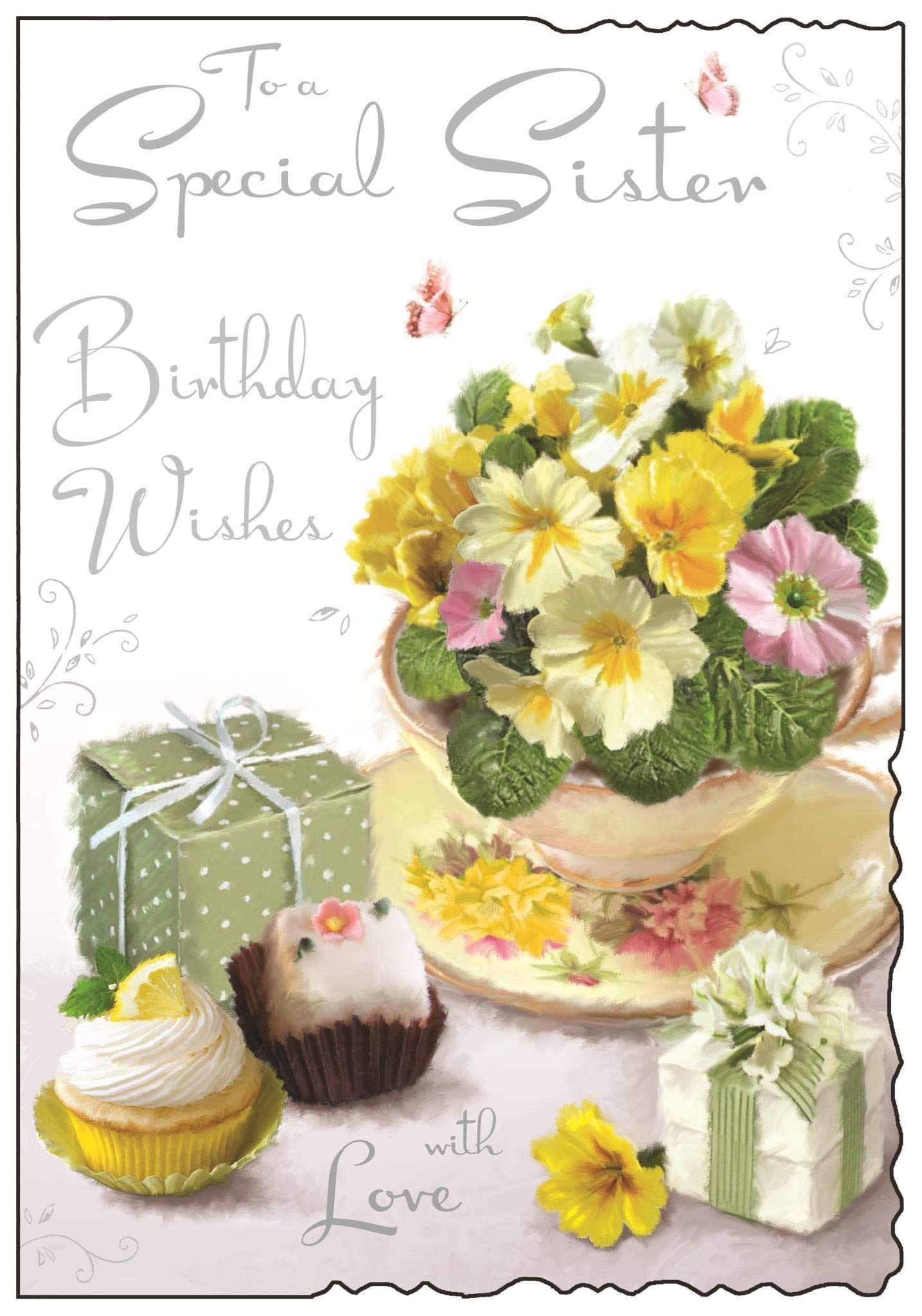 To a special sister birthday wishes - Card