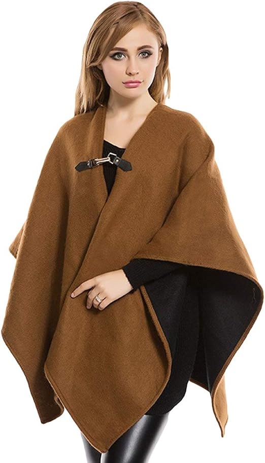 Cashmere Dreams Poncho-Schal Mit 5% Kaschmir | Weiches Cape Für Damen | Vielseitig Als Tunika Oder Stola