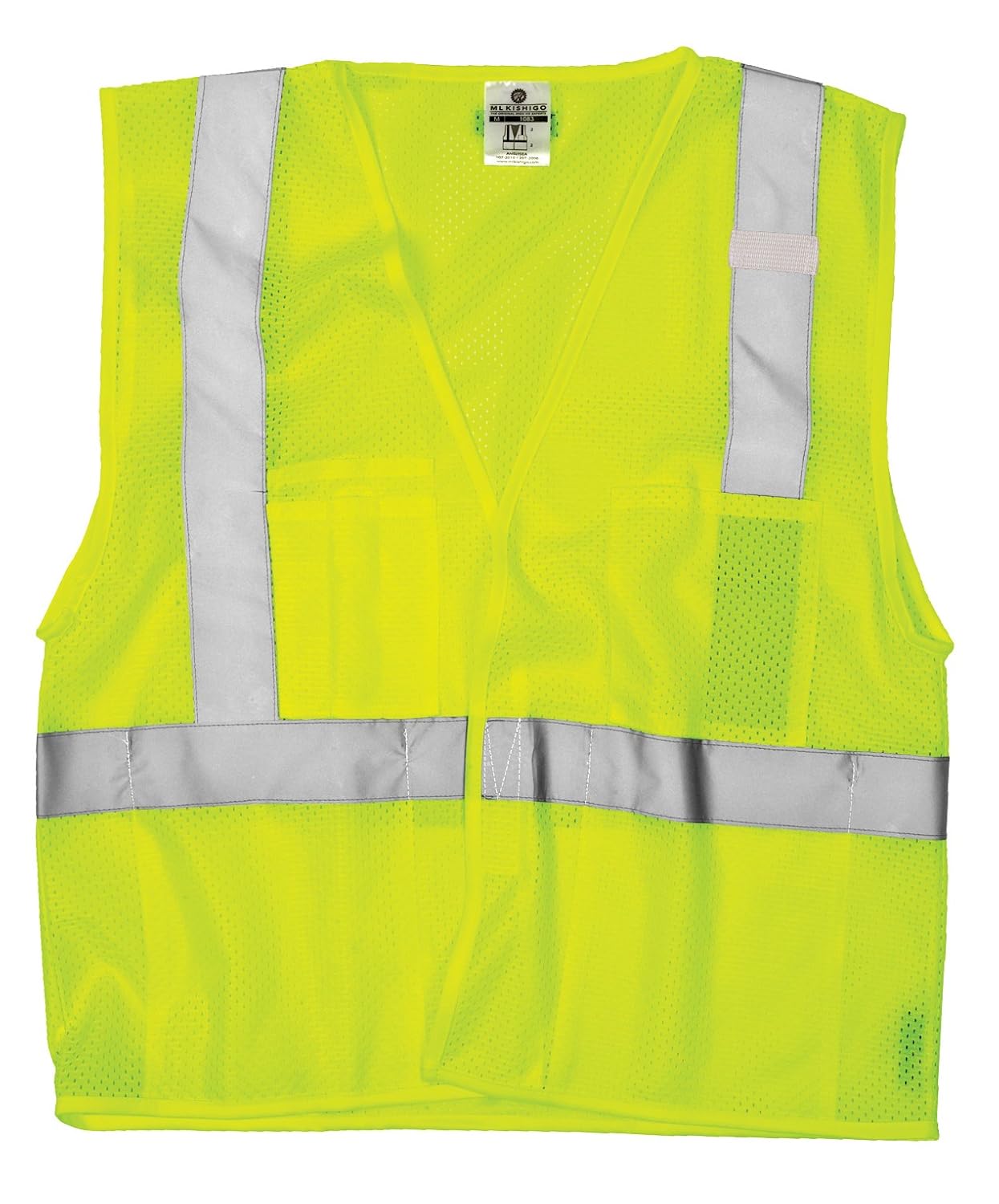 ML Kishigo 1083 UltraCool Polyester Velcro Front Multi Pocket Vest