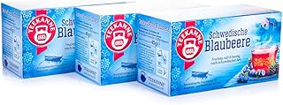Teekanne Schwedische Blaubeere, 3er Pack