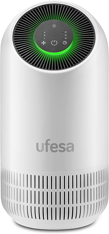 PF4500 Purificateur d'Air, Avec Système de Filtrage à 3 Couches: Préfiltre + Charbon Actif + HEPA. Neutralise 99,97% de la Poussière et des Bactéries, Jusqu'à 40 m², 3 Vitesses, Silencieux 30 dB
