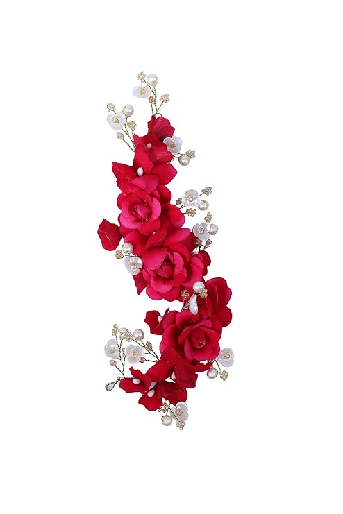 Buy Quill Enterprise Artificial Flower Hair Gajra For Bun
