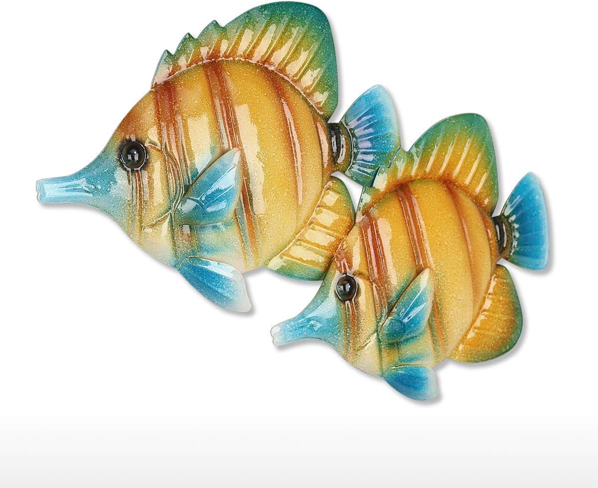 Tooarts Tropical Fish Wall Art Wall Sculpture Metal Wall Decoration Gifts Ornament Craft 7 9 Wall Hanging Marine Life Home Kitchen Home Accessories Wmrafricanpartnersltdgte Com Ng