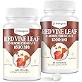 Basigano Red Vine Leaf & Horse Chestnut Extract Capsule Supplements (Vitis Vinifera) 1500mg -Premium Extract for Healthy Veins, Circulation, Heart, Skin (2 Pack)
