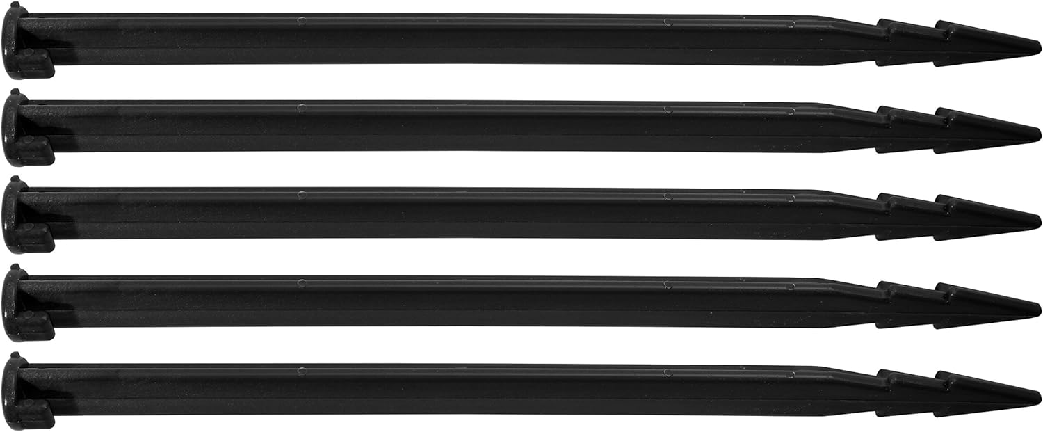 FiberEdge Composite Stakes (5Pack) BLACK Garden & Outdoor