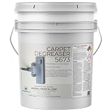 CarpetGeneral Professional Carpet Degreaser - Heavy Duty Spot Cleaning Liquid - Ultimate Clean Product for Carpet, Car Upholstery, Stain Removal - Superior Cleaning for Spotless Rug, 5 Gallon Pail