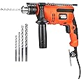 Black & Decker KR554RE 550-Watt 13mm Variable Speed Reversible Hammer Drill Machine