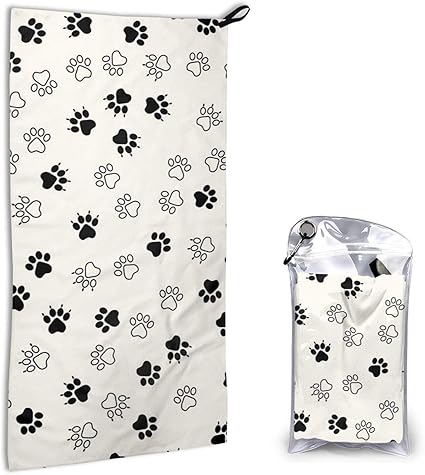 Amazon Co Jp ドライタオル タオル 動物 猫 犬 足跡 マイクロファイバー スイムタオル 水泳 スポーツタオル 速乾 スポーツ ジム 水泳 洗車 80 40cm 超吸水 柔らかい 梅雨対策 旅行 バスタオル 持ち運び便利 登山 コンパクト 収納袋付き ホーム キッチン