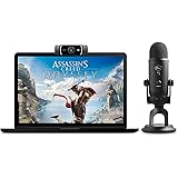Logitech C922x Pro Stream Webcam + Blue Yeti Assassin's Creed Odyssey Bundle – Full 1080p HD Camera – Multi-Pattern Condenser USB Microphone for Streaming