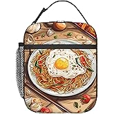 VANZEV Lunch Box for Women Men, Ramen Egg Insulated Lunch Box Reusable Portable Lunch Bag Cooler Tote Waterproof Lunch Container for Office Picnic Work Travel Hiking
