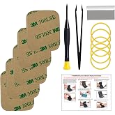 5Pcs Pre-Cut Screen Sticker Compatible with Apple Watch Series 7/8/9 45mm Waterproof Frame Sticker Replacement, with Tools, Instruction