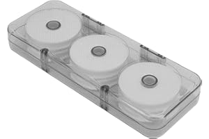 Srliya 6pcs Fishing Plastic Foam Spool Fishing Line Storage Lure Rig Holder Organizer Accessories