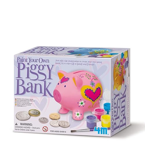 4M Paint Your Own Piggy Bank Amazon.co.uk Toys & Games