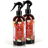 Abbey & Sullivan Linen Spray, Rose Garden, Fabric Freshener and Fragrance Room Spray, Pack of 2, 16 oz