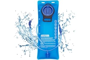 JOYHILL TPU Hydration Bladder,1.5L 2L 3L Water Bladder for Hiking Backpack BPA Free Leak Proof Hydration Pack