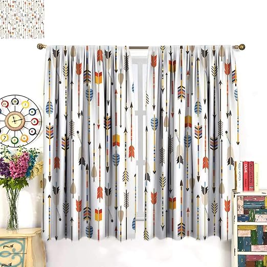 Amazon Com Arrow Decor Blackout Curtains Colorful Indian Arrows