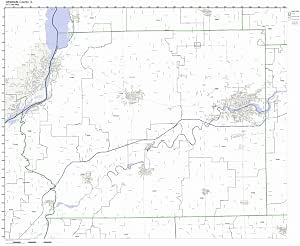 Amazon.com: Whiteside County, Illinois IL ZIP Code Map Not Laminated