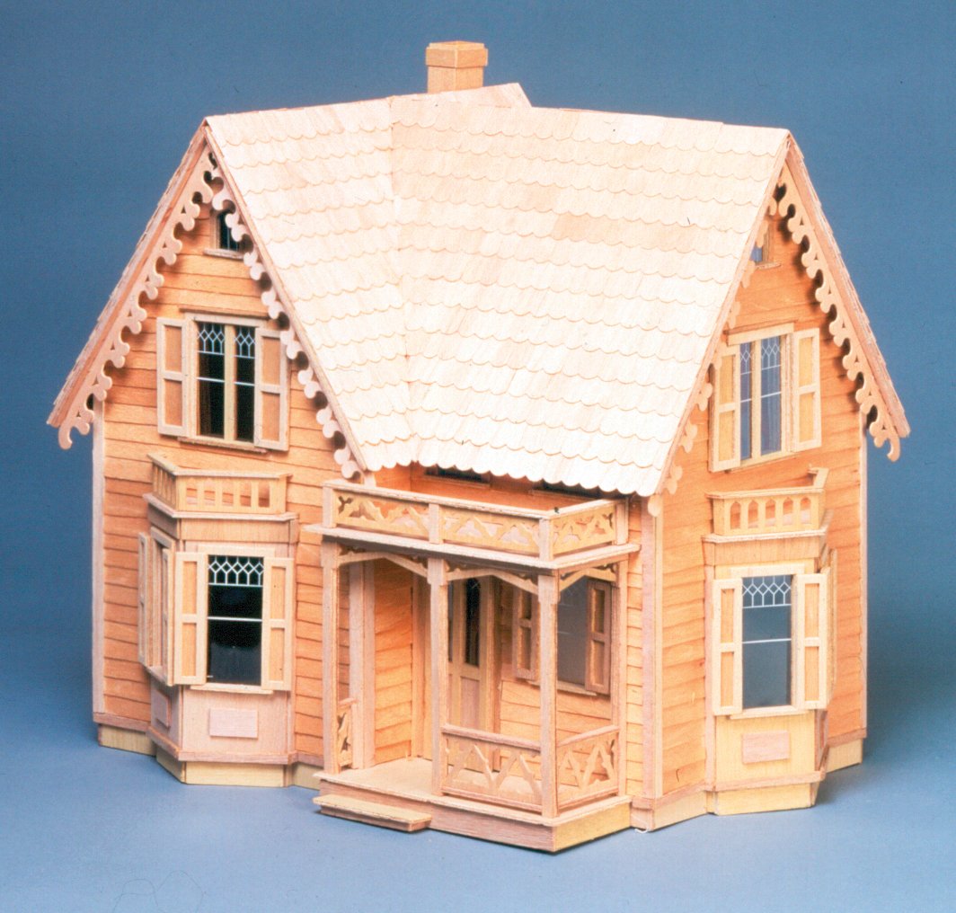 Westville Miniature Dollhouse Kit Style Cottage Porch Build Stairs