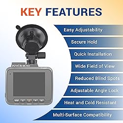 ROVE Suction Cup Mount for R2-4K, R2-4K PRO and