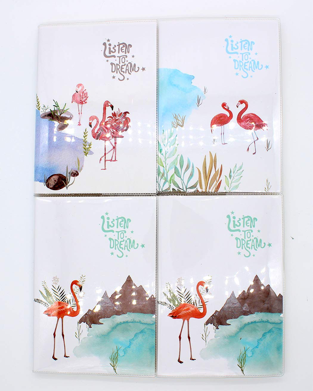 Ranvi Flamingo A5 Notebook for School Supplies and Gifts, 80 Pages, Random delivery