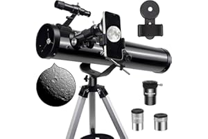 Telescope, 76mm Aperture 700mm Focal Length Astronomy Reflector Telescopes