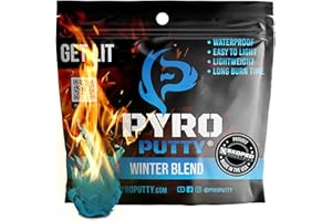 Phone Skope Pyro Putty: Waterproof Survival Fire Starter for Emergency Preparedness, Fire Starters for Campfires - Survival Gear and Supplies