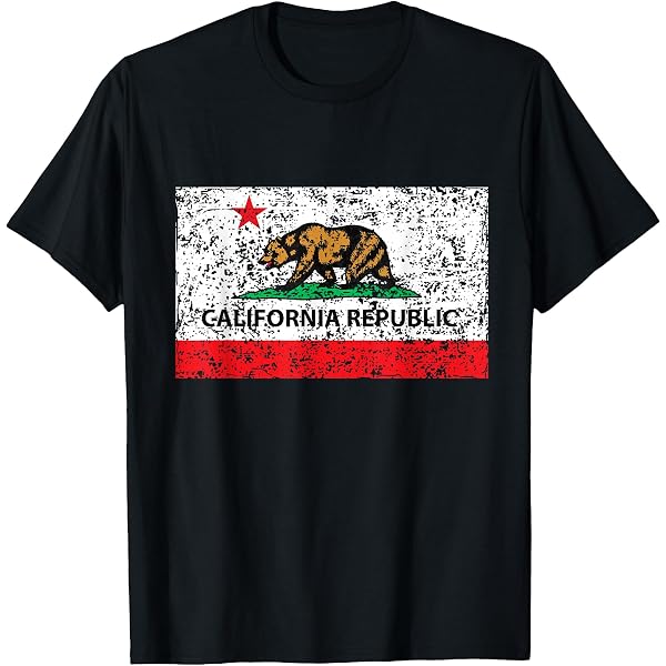 Los Angeles Vêtement Enfant T-shirt Republic Of California 'City
