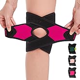 aoFIT Guard X Wrap Around Knee Brace with Stabilizers, Adjustable Compression Support for Knee Pain, Arthritis & Meniscus Tear, Breathable Design for Injury Recovery, Workout, Sports L