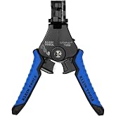 Klein Tools 11063W 7-Inch Heavy-Duty Automatic Wire Cutter/Stripper | Heavy-Duty Stripper Cutter for 8-20 AWG Solid and 10-22 AWG Stranded Electrical Wire