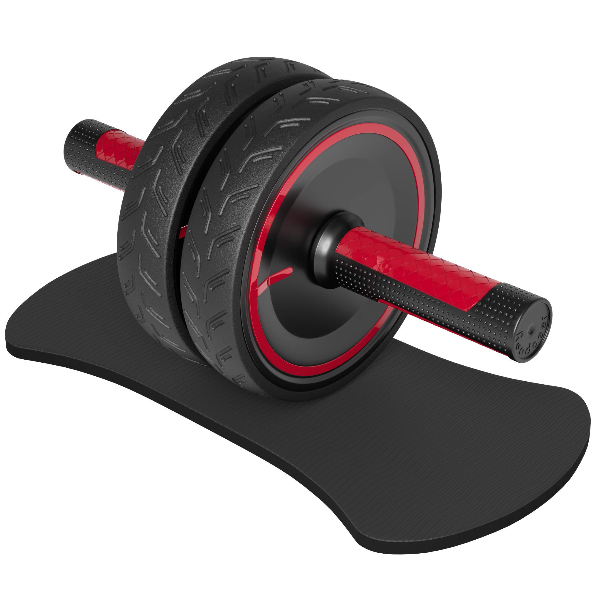 Photo 1 of READAEER Ab Roller Wheel, Heavy Duty Workout Equipment for Home Gym, Professional Metal Handle with Rubber Surface Abdominal Exercise Wheel for Strength Training, Ab Wheel with Knee Pad