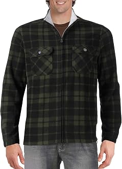 Plaid Fleece Jacket 