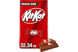 KIT KAT Milk Chocolate Wafer Snack Size, Candy Bag, 32.34 oz (66 Pieces)